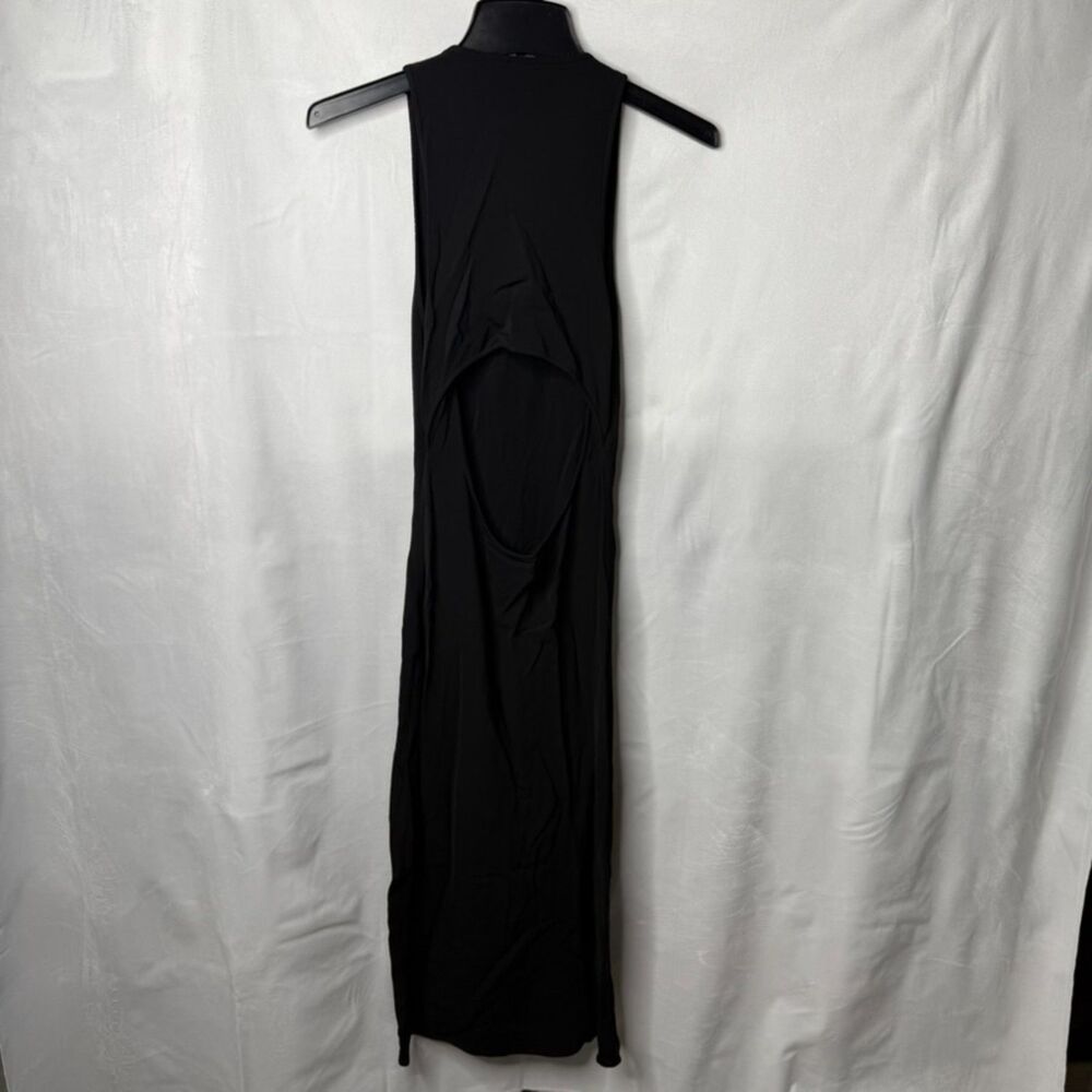 Rag & Bone Delilah Cut Out Back Maxi Dress, Black, Small